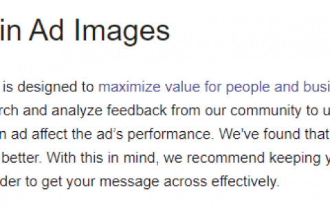 Facebook取消了广告图像中文本内容20％的限制