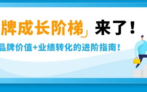 亚马逊“品牌成长阶梯”重磅发布！省下一大笔咨询费