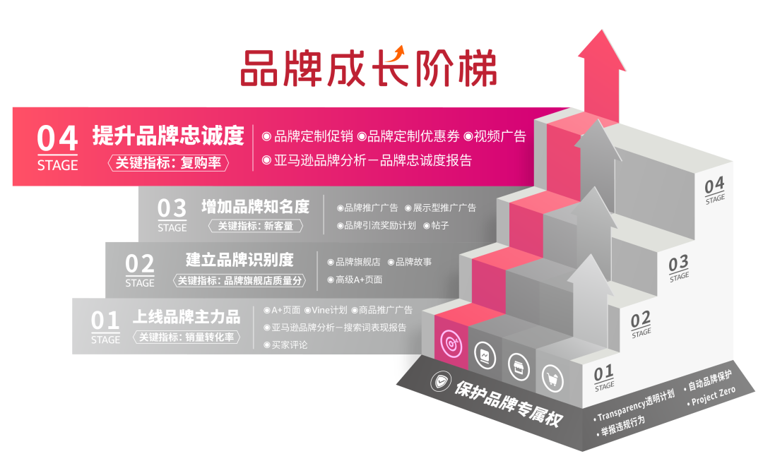 亚马逊“品牌成长阶梯”重磅发布！省下一大笔咨询费