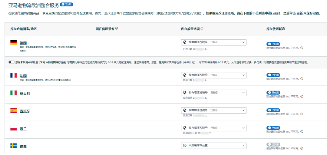 @亚马逊欧洲站卖家！缺少/无法验证VAT增值税登记信息，销售权限可能受到限制