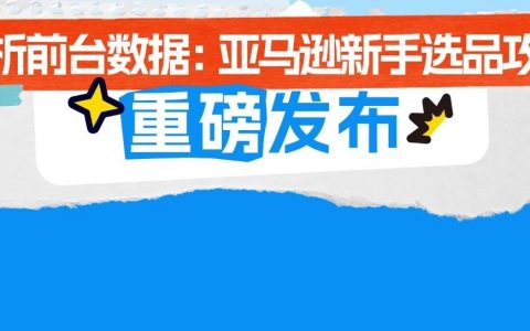 《解析前台数据：亚马逊新手选品攻略》现开放下载，盘点那些深藏不露的选品技巧！