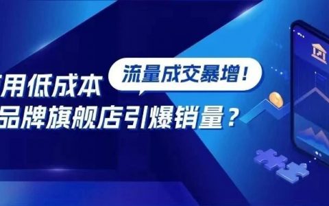 不再放过新增流量入口！如何用低成本打造亚马逊品牌旗舰店引爆销量？