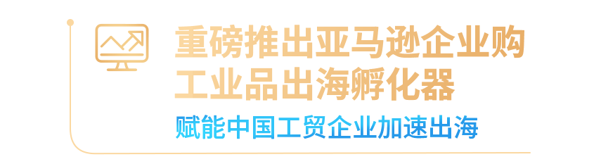 亚马逊企业购年度重磅发布：工业品出海孵化器启动