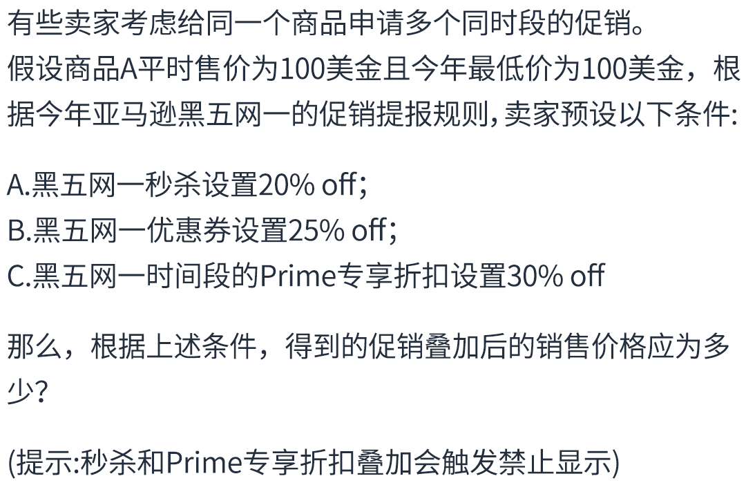 倒计时！2024亚马逊黑五网一冲刺前的30项检查，请立即行动！